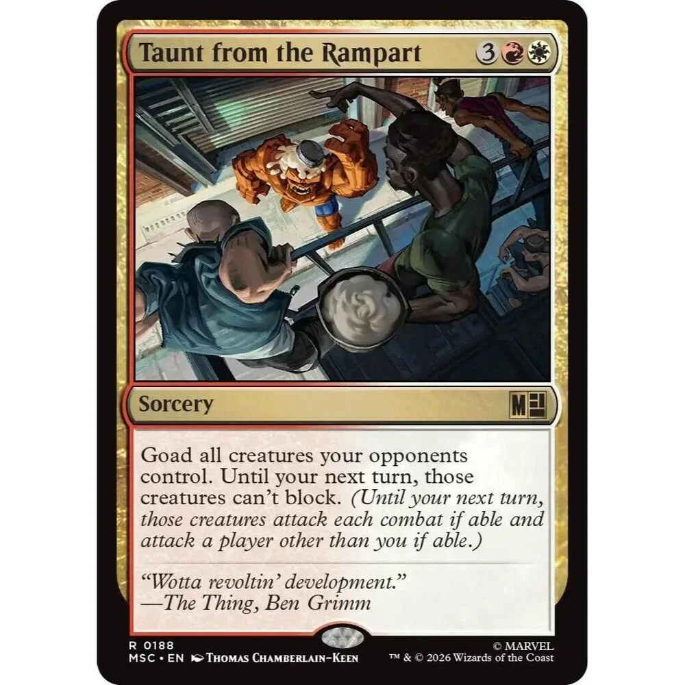 Taunt from the Rampart | MSC | 188 | NM/Rare | 031-MSC-R
